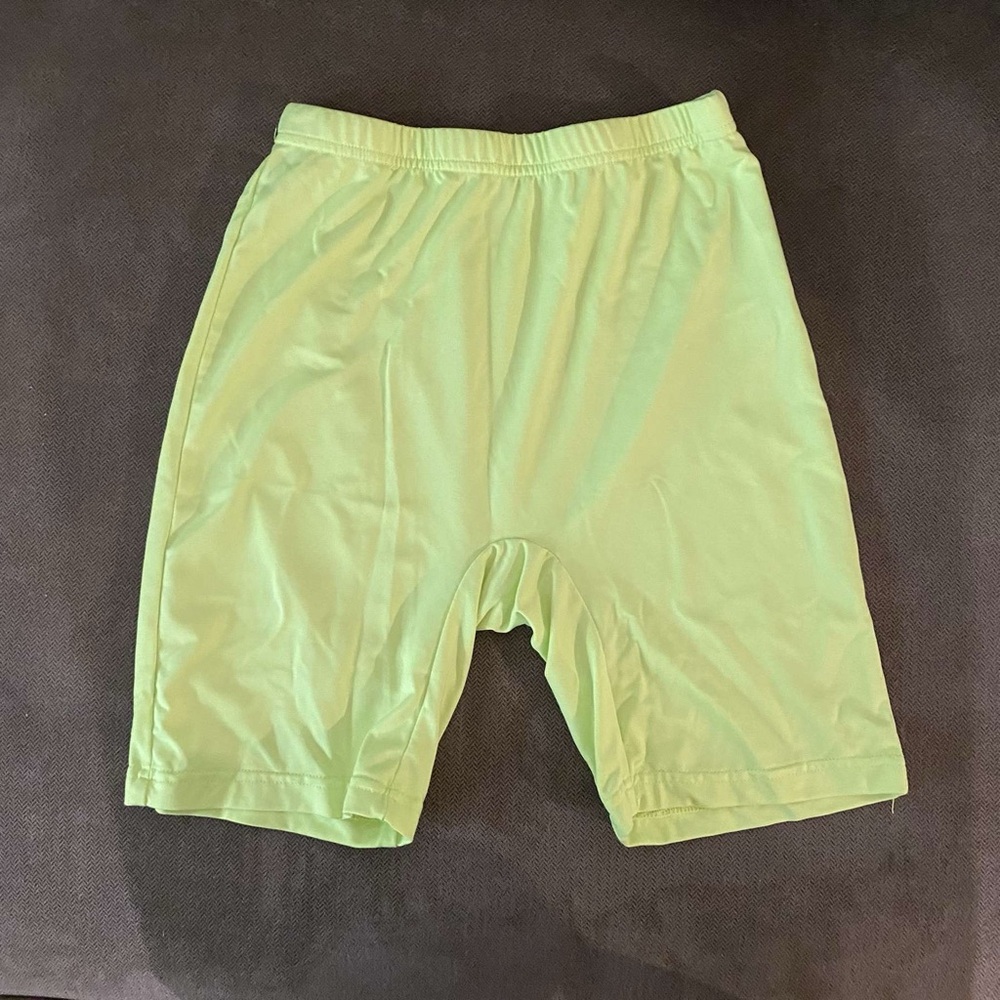 Lime Green Athletic Shorts